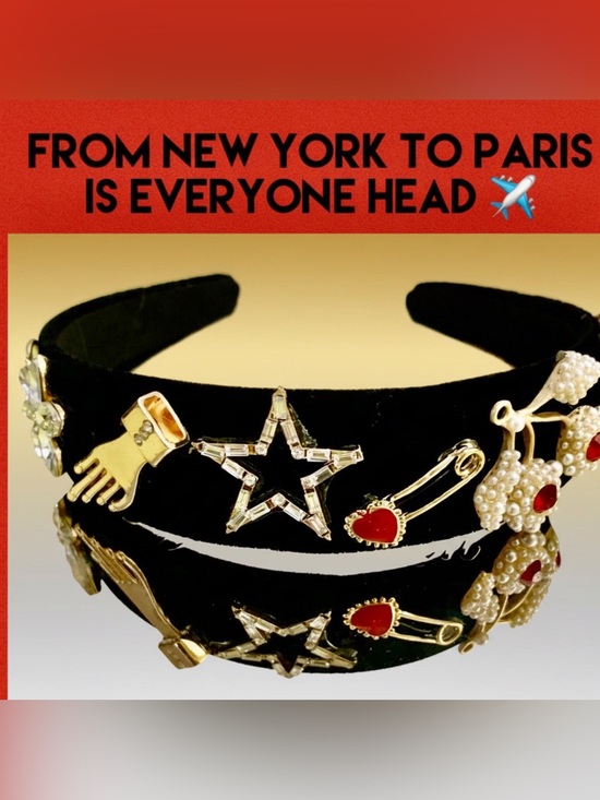 FROM NEW YORK PARIS IT’S ON  EVERYONE’S HEAD ✈️ “Dolce Gabbana Style PRICE FIRM